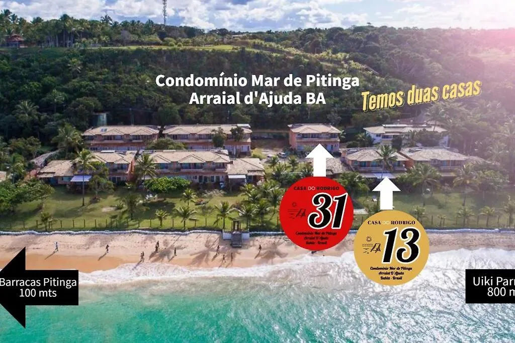 Pe Na Areia Praia Pitinga Casa31- Arraial D'Ajuda Porto Seguro